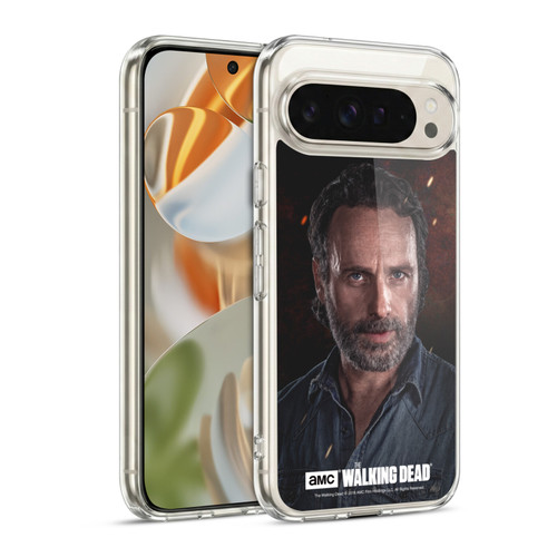 AMC The Walking Dead Season 8 Portraits Rick Soft Gel Case for Google Pixel 9 / Pixel 9 Pro