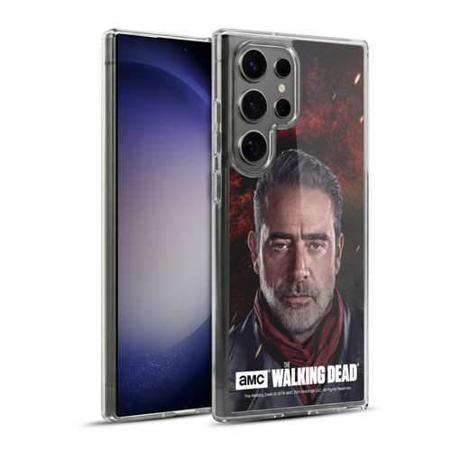 AMC The Walking Dead Season 8 Portraits Negan Soft Gel Case for Samsung Galaxy S23 Ultra 5G & MagSafe