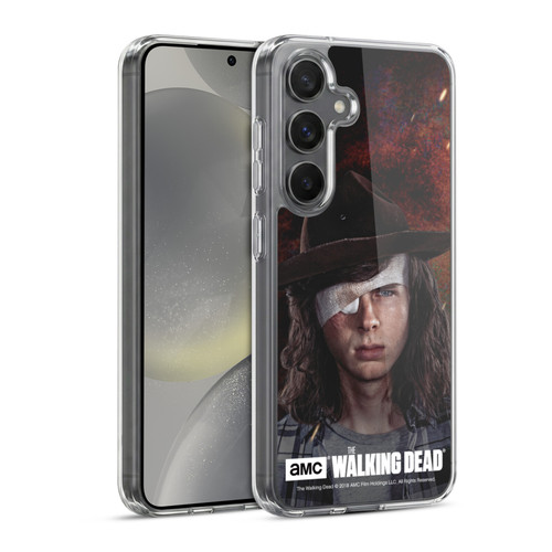 AMC The Walking Dead Season 8 Portraits Carl Soft Gel Case for Samsung Galaxy S24 5G & MagSafe