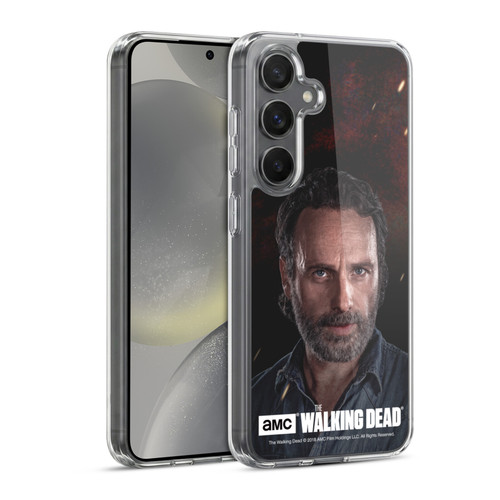 AMC The Walking Dead Season 8 Portraits Rick Soft Gel Case for Samsung Galaxy S24 5G & MagSafe