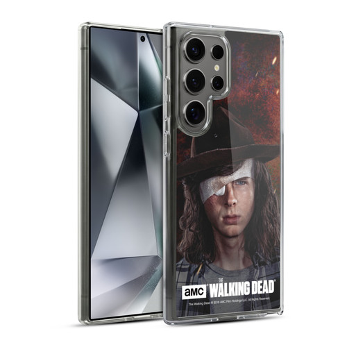 AMC The Walking Dead Season 8 Portraits Carl Soft Gel Case for Samsung Galaxy S24 Ultra 5G & MagSafe