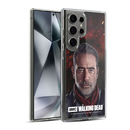 AMC The Walking Dead Season 8 Portraits Negan Soft Gel Case for Samsung Galaxy S24 Ultra 5G & MagSafe