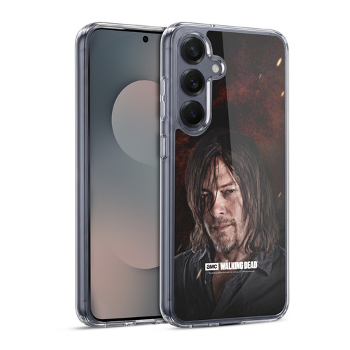 AMC The Walking Dead Season 8 Portraits Daryl Soft Gel Case for Samsung Galaxy S25 & MagSafe