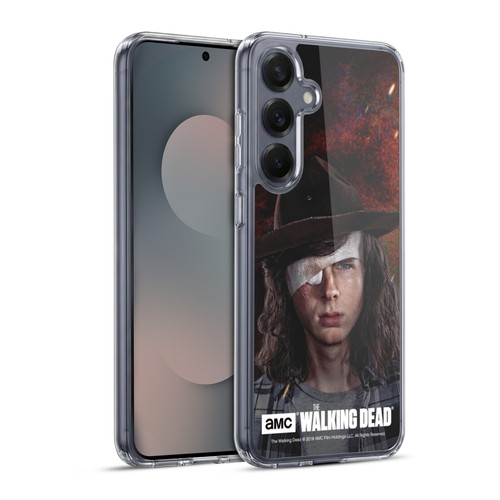 AMC The Walking Dead Season 8 Portraits Carl Soft Gel Case for Samsung Galaxy S25+ & MagSafe