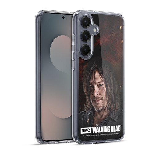 AMC The Walking Dead Season 8 Portraits Daryl Soft Gel Case for Samsung Galaxy S25+ & MagSafe