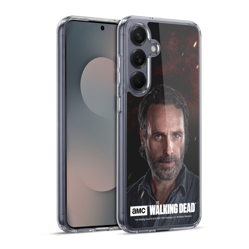 AMC The Walking Dead Season 8 Portraits Rick Soft Gel Case for Samsung Galaxy S25+ & MagSafe