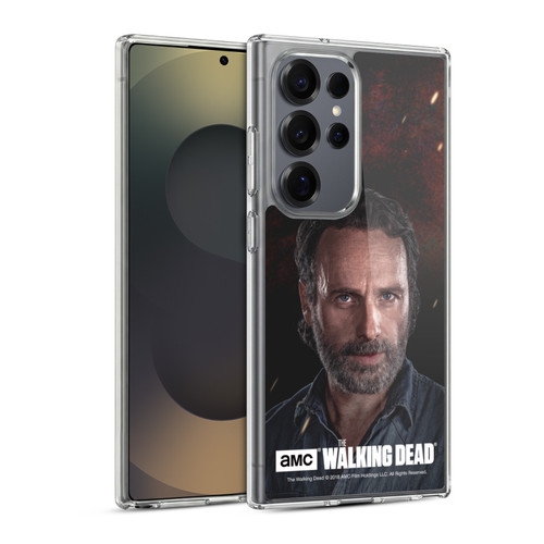 AMC The Walking Dead Season 8 Portraits Rick Soft Gel Case for Samsung Galaxy S25 Ultra & MagSafe