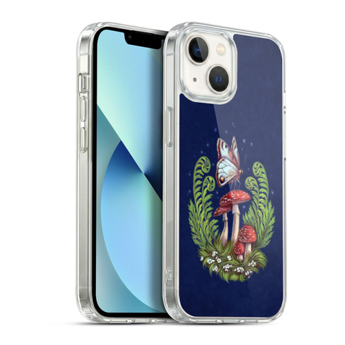 Brigid Ashwood Vintage Romance 2 Evening Toadstools 2 Soft Gel Case for Apple iPhone 13