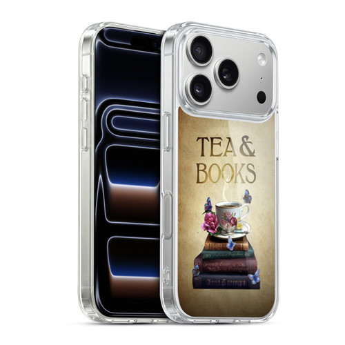 Brigid Ashwood Vintage Romance 2 Tea And Books Soft Gel Case for Apple iPhone 17 Pro