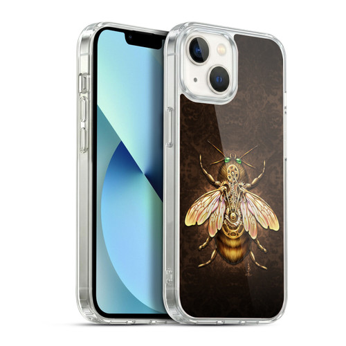 Brigid Ashwood Winged Things Steampunk Bee Soft Gel Case for Apple iPhone 13