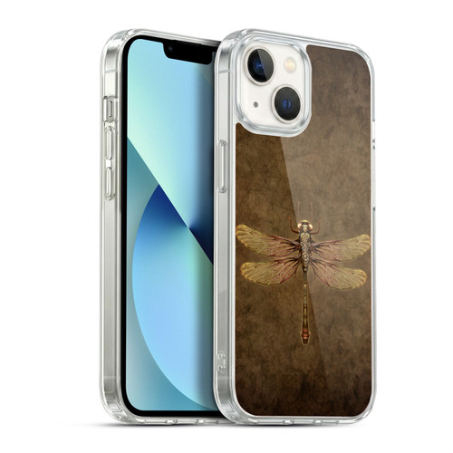 Brigid Ashwood Winged Things Steampunk Dragonfly Soft Gel Case for Apple iPhone 13