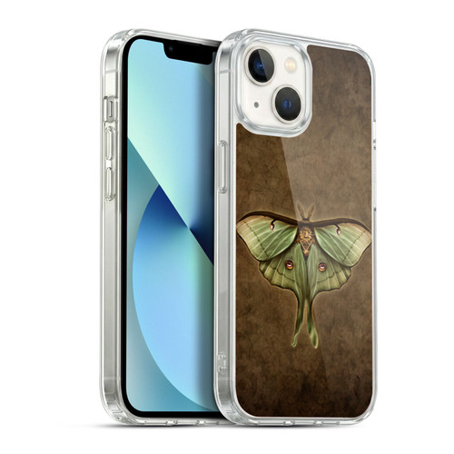 Brigid Ashwood Winged Things Steampunk Luna Moth Soft Gel Case for Apple iPhone 13
