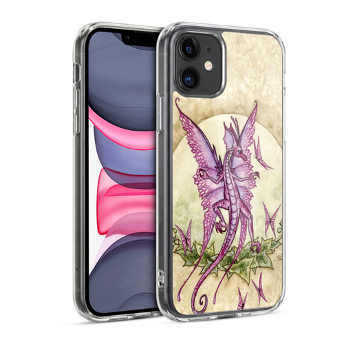 Amy Brown Mythical Pink Dragon Soft Gel Case for Apple iPhone 11