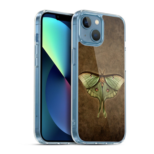 Brigid Ashwood Winged Things Steampunk Luna Moth Soft Gel Case for Apple iPhone 13 Mini & MagSafe