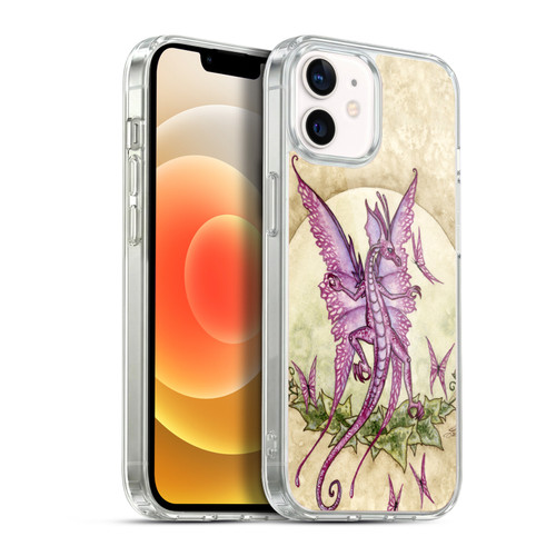Amy Brown Mythical Pink Dragon Soft Gel Case for Apple iPhone 12 / iPhone 12 Pro & MagSafe