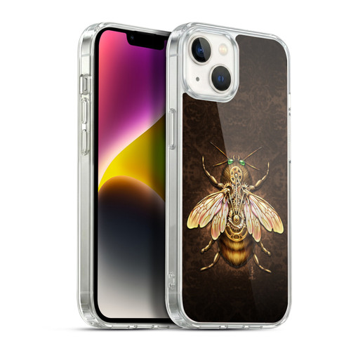 Brigid Ashwood Winged Things Steampunk Bee Soft Gel Case for Apple iPhone 14 Plus & MagSafe