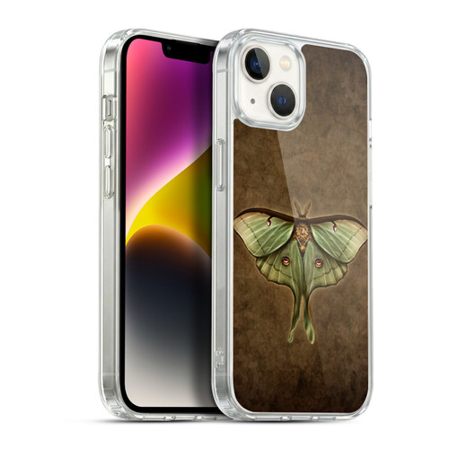 Brigid Ashwood Winged Things Steampunk Luna Moth Soft Gel Case for Apple iPhone 14 Plus & MagSafe