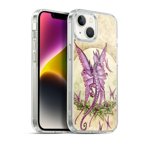Amy Brown Mythical Pink Dragon Soft Gel Case for Apple iPhone 14