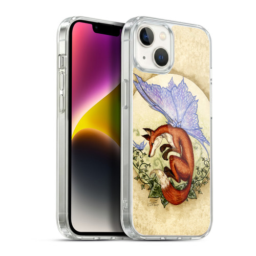 Amy Brown Mythical Curiousity Fox Soft Gel Case for Apple iPhone 14 Plus & MagSafe