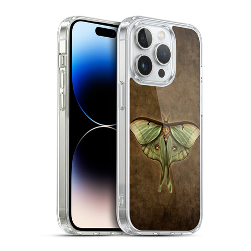 Brigid Ashwood Winged Things Steampunk Luna Moth Soft Gel Case for Apple iPhone 14 Pro & MagSafe