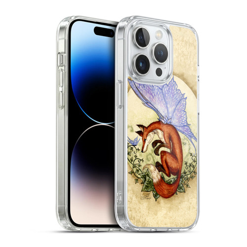Amy Brown Mythical Curiousity Fox Soft Gel Case for Apple iPhone 14 Pro & MagSafe