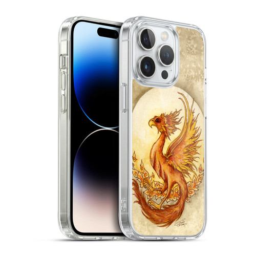 Amy Brown Mythical Fire Element Soft Gel Case for Apple iPhone 14 Pro & MagSafe