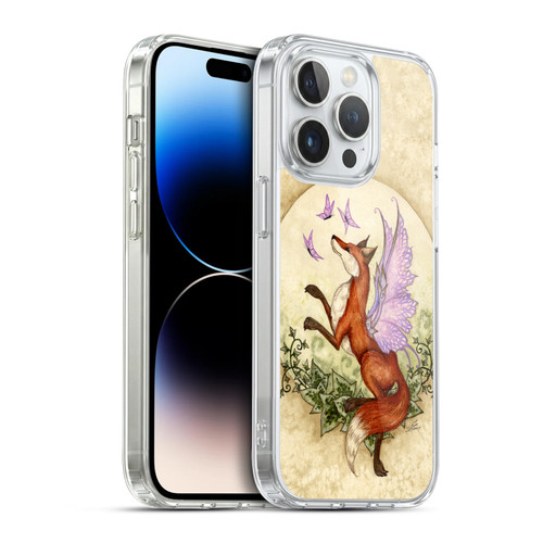 Amy Brown Mythical Fox Fairy Soft Gel Case for Apple iPhone 14 Pro & MagSafe
