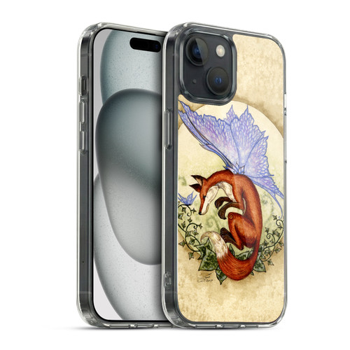 Amy Brown Mythical Curiousity Fox Soft Gel Case for Apple iPhone 15 & MagSafe
