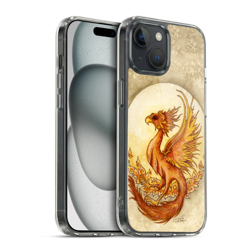 Amy Brown Mythical Fire Element Soft Gel Case for Apple iPhone 15 & MagSafe