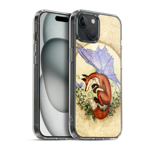 Amy Brown Mythical Curiousity Fox Soft Gel Case for Apple iPhone 15 Plus & MagSafe