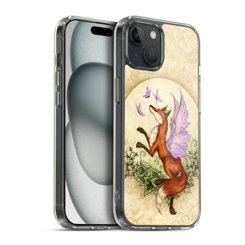 Amy Brown Mythical Fox Fairy Soft Gel Case for Apple iPhone 15 Plus & MagSafe