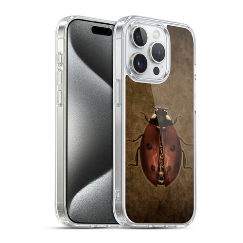 Brigid Ashwood Winged Things Steampunk Ladybug Soft Gel Case for Apple iPhone 15 Pro & MagSafe