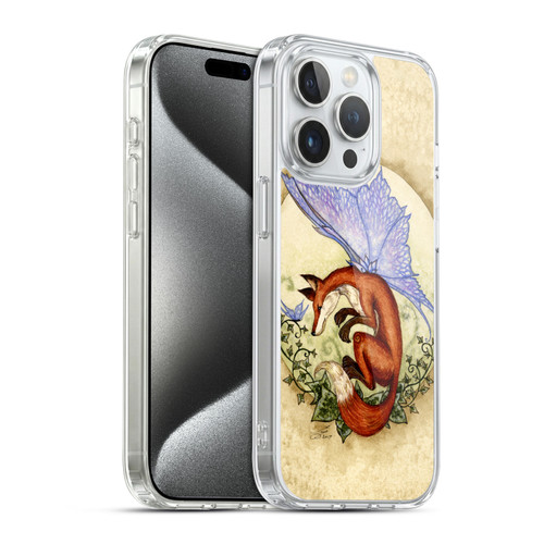 Amy Brown Mythical Curiousity Fox Soft Gel Case for Apple iPhone 15 Pro & MagSafe