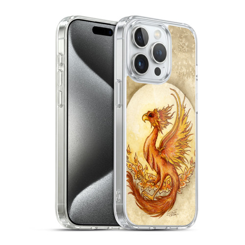 Amy Brown Mythical Fire Element Soft Gel Case for Apple iPhone 15 Pro & MagSafe
