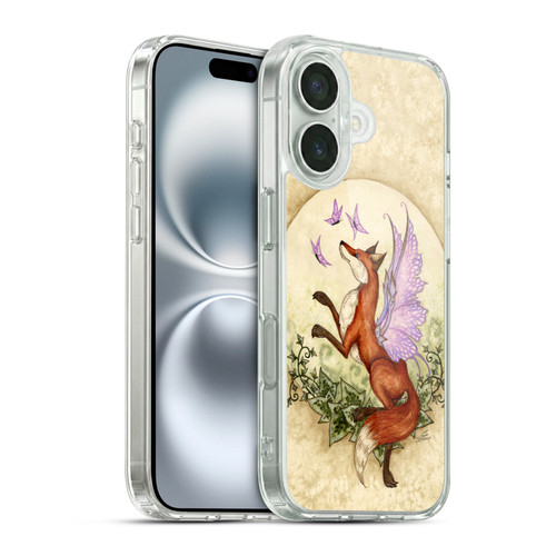 Amy Brown Mythical Fox Fairy Soft Gel Case for Apple iPhone 16 & MagSafe