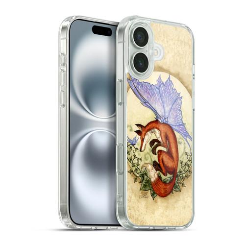 Amy Brown Mythical Curiousity Fox Soft Gel Case for Apple iPhone 16 Plus & MagSafe
