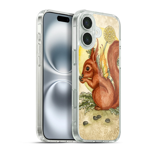 Amy Brown Mythical Fairy Squirrel Soft Gel Case for Apple iPhone 16 Plus & MagSafe