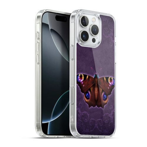 Brigid Ashwood Winged Things Peacock Butterfly Soft Gel Case for Apple iPhone 16 Pro Max & MagSafe