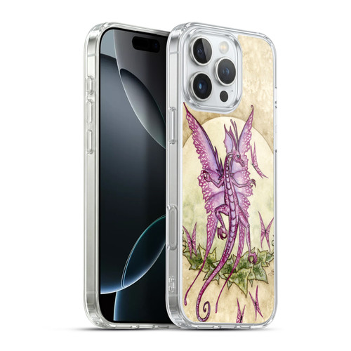 Amy Brown Mythical Pink Dragon Soft Gel Case for Apple iPhone 16 Pro Max & MagSafe