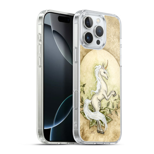 Amy Brown Mythical Unicorn Earth Soft Gel Case for Apple iPhone 16 Pro Max & MagSafe