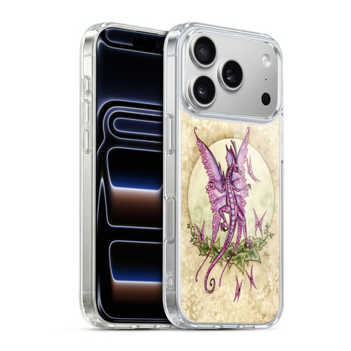 Amy Brown Mythical Pink Dragon Soft Gel Case for Apple iPhone 17 Pro