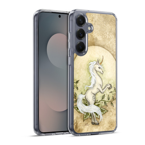 Amy Brown Mythical Unicorn Earth Soft Gel Case for Samsung Galaxy S25+ & MagSafe