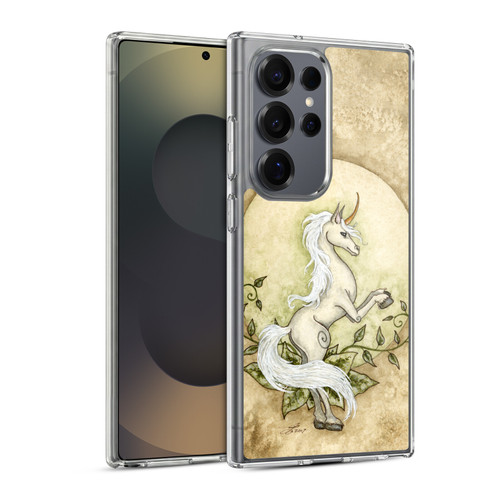 Amy Brown Mythical Unicorn Earth Soft Gel Case for Samsung Galaxy S25 Ultra & MagSafe
