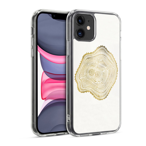 Cat Coquillette Nature Gold Peach Leaf Soft Gel Case for Apple iPhone 11