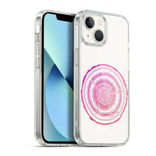 Cat Coquillette Nature Pink Quaking Soft Gel Case for Apple iPhone 13