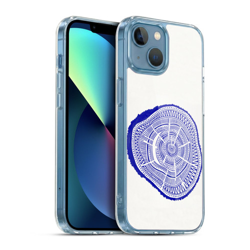 Cat Coquillette Nature Navy Ponderosa Soft Gel Case for Apple iPhone 13 Mini & MagSafe