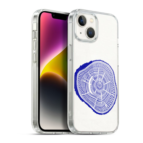 Cat Coquillette Nature Navy Ponderosa Soft Gel Case for Apple iPhone 14