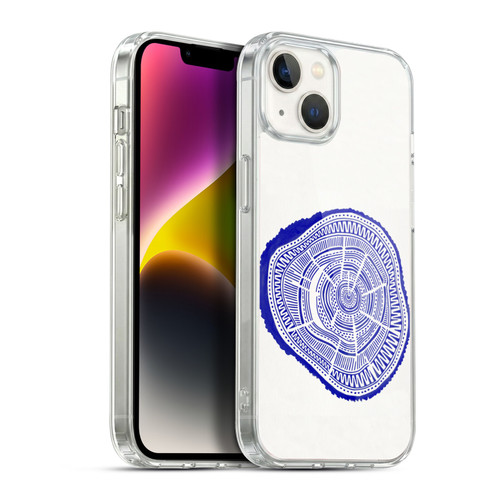 Cat Coquillette Nature Navy Ponderosa Soft Gel Case for Apple iPhone 14 Plus & MagSafe