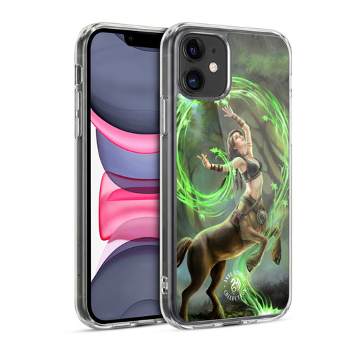 Anne Stokes Female Elementals Earth Centaur Soft Gel Case for Apple iPhone 11