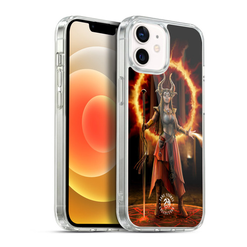 Anne Stokes Female Elementals Fire Soft Gel Case for Apple iPhone 12 / iPhone 12 Pro & MagSafe